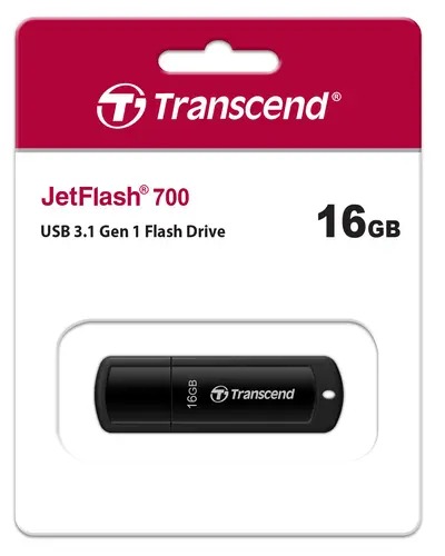 Память USB Flash 16 GB Transcend JetFlash 700 USB 3.0 черный Память USB Flash 16 GB Transcend JetFlash 700 USB 3.0 черный