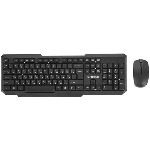 Клавиатура+мышь беспроводная Гарнизон GKS-115 черный Клавиатура+мышь беспроводная Гарнизон GKS-115 черный