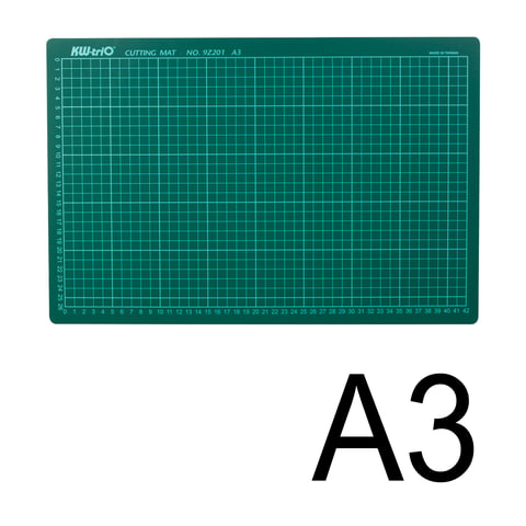 Коврик для резки KW-Trio A3, 45*30см, толщина 3мм, разметочная сетка Коврик для резки KW-Trio A3, 45*30см, толщина 3мм, разметочная сетка