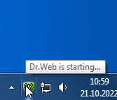 Не запускается антивирус Dr.Web: «Dr.Web is starting...»