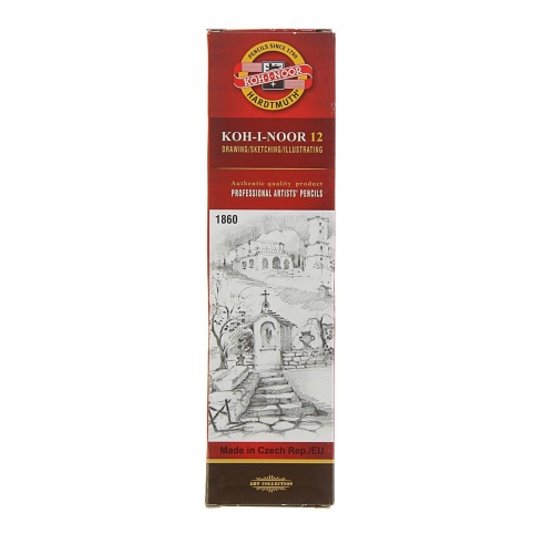 Карандаш чернографитный Koh-I-Noor "1860" 4B, 186004B00104