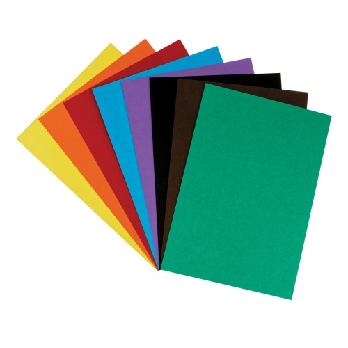 Картон цветной А4, Мульти-Пульти, 8л., 8цв., тонированный, в папке, "Енот в космосе"