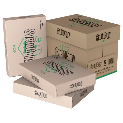 Бумага офисная А4, SvetoCopy "Eco", 80г/м2, 500л., 60%