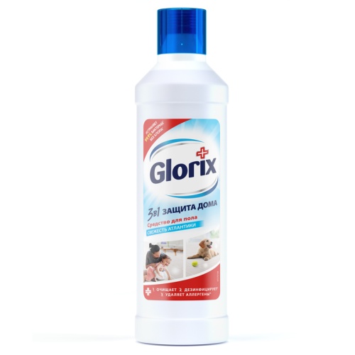 Средство для мытья полов 1 л, Glorix "Свежесть Атлантики"