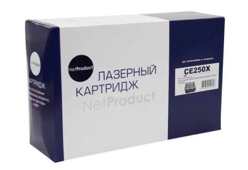 Картридж (N-CE250X) для HP CLJ CP3525/CM3530, Восстановленный, Bk, 10,5K NetProduct
