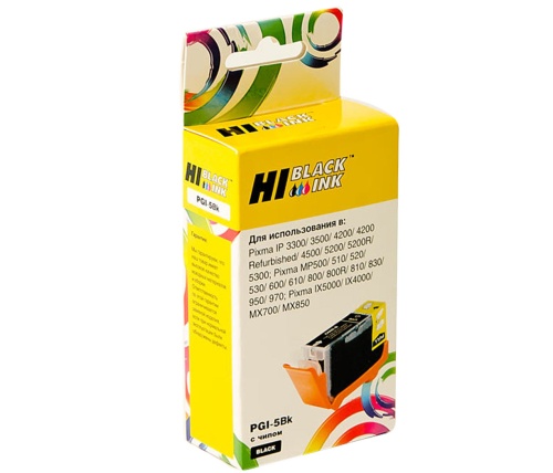Картридж Hi-Black (HB-PGI-5Bk) для Canon PIXMA MP500/510/520/530, Bk