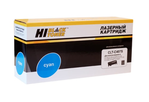 Картридж Samsung (CLT-C407S) CLP-320/320n/325/CLX-3185, C, 1K Hi-Black