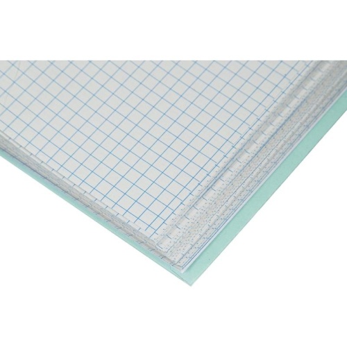 Книга учета 96 листов А4 в клетку на сшивке блок газетная бумага (обложка - плотный картон)