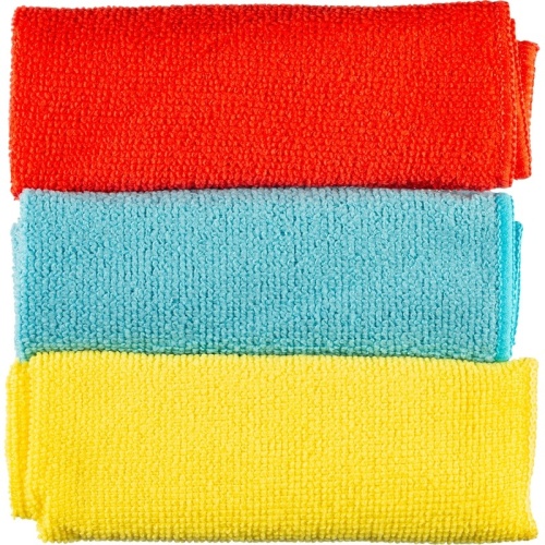 Салфетки хозяйственные микрофибра 30x30 см 180 г/кв.м (3 штуки в упаковке) 1604397 1604397