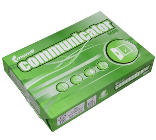 Бумага A4, COMMUNICATOR BASIC, 80г/м2, 500л., 168%