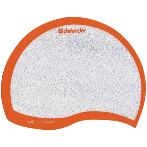 Коврик для мыши Defender Ergo opti-laser, черный, серебристый