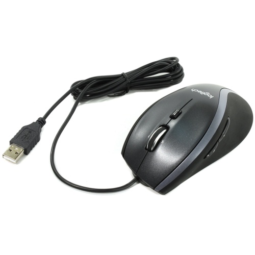 Мышь проводная Logitech M500 черный
