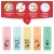 Набор текстовыделителей Luxor "Eyeliter Pastel" ассорти, 1-4,5мм