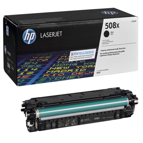 Картридж HP 508X (CF360X) M552/553/MFP M577 черный оригинальный