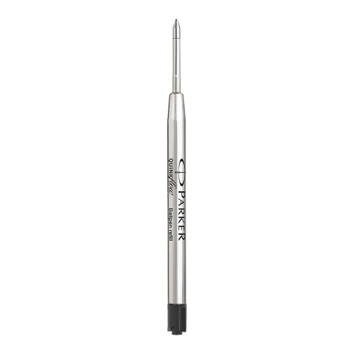 Стержень шариковый объемный Parker "QuinkFlow Ball Point" черный, 98мм, 1,0мм, метал. корпус, блисте