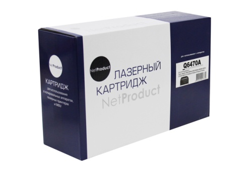 Картридж HP (Q6470A) CLJ 3600/3800/CP3505/Canon MF8450, Восстанов., Bk,6K NetProduct