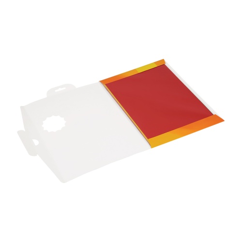 Цветная бумага самоклеящаяся А5, Мульти-Пульти, 12л., 12цв., в папке с европодвесом, "Енот в волшебн