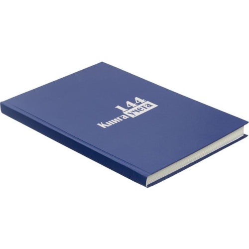 Книга учета 144 листа А4 в клетку блок типографская бумага Выбор есть (обложка из бумвинила)