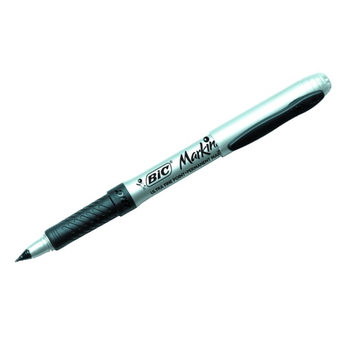Маркер перманентный для CD/DVD Bic черный, 0,7мм, грип Маркер перманентный для CD/DVD Bic черный, 0,7мм, грип