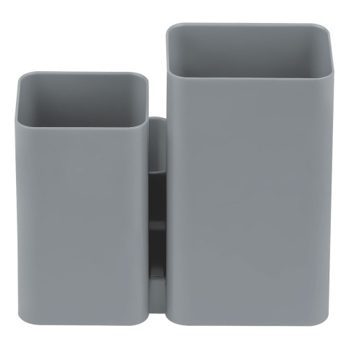 Настольная подставка СТАММ "Юниор", пластиковая, серая