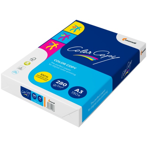 Бумага A3, COLOR COPY, 280г/м2, 150л., 161%, класс A