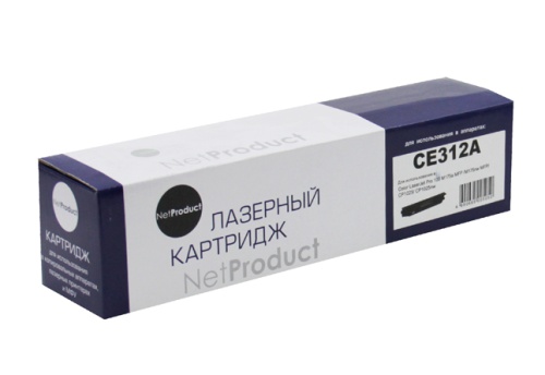 Картридж HP (CE312A) CLJ CP1025/1025nw/Pro M175, № 126A, желтый, ресурс 1000 копий NetProduct