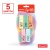 Набор текстовыделителей Luxor "Eyeliter Pastel" ассорти, 1-4,5мм