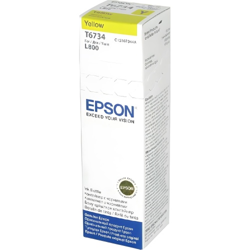 Чернила Epson L800/L1800/L810/L850 (О) C13T67344A, yellow, 70ml