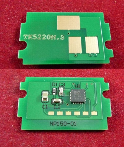 Чип Kyocera (TK5220M) Ecosys P5021cdn/M5521cdn Magenta 1.2K (ELP, Китай) чип kyocera (tk5220m) ecosys p5021cdn/m5521cdn magenta 1.2k (elp, китай)