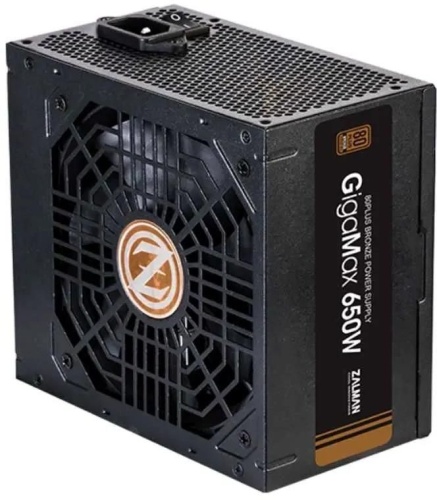 Блок питания Zalman ZM650-GVII, 650W, ATX12V v2.31, EPS, APFC, 12cm Fan, 80+ Bronze, Retail
