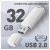 Память USB Flash 32 GB Smartbuy "Clue" USB 2.0 Flash Drive, белый