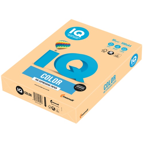 Бумага IQ "Color trend" А4, 80г/м2, 500л. (золотистый)