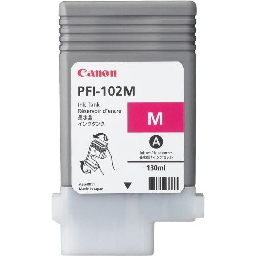 Картридж Canon PFI-102M iPF500/iPF600/iPF610/iPF700, 130мл (O) Magenta