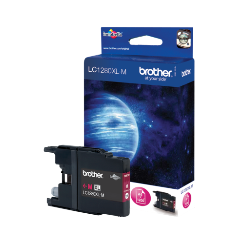 Картридж струйный Brother MFC-J6510/6910DW (О) LC-1280XLM, ресурс 1200 копий, пурпурный