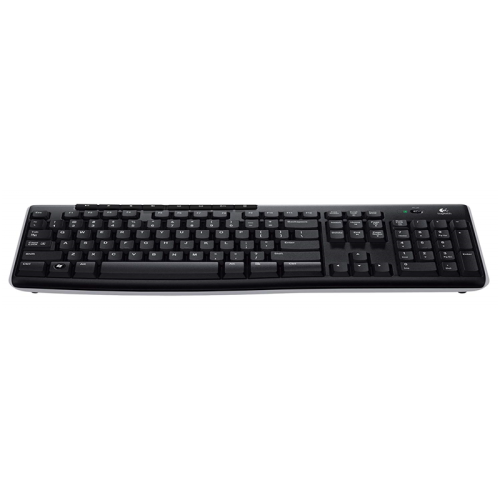 Клавиатура беспроводная Logitech Wireless Keyboard K270 черный