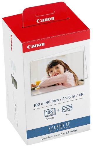 Набор бумаги и цветн.красителей CANON CP-100/200/300 (O) KP-108IN Набор бумаги и цветн.красителей CANON CP-100/200/300 (O) KP-108IN