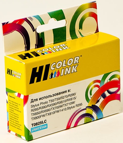 Картридж Hi-Black (HB-T0825) для Epson Stylus R270/295/390/RX590/T50, LC Картридж Hi-Black (HB-T0825) для Epson Stylus R270/295/390/RX590/T50, LC