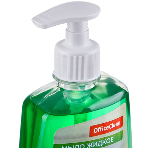 Мыло жидкое 500 мл, OfficeClean "Алоэ", с дозатором