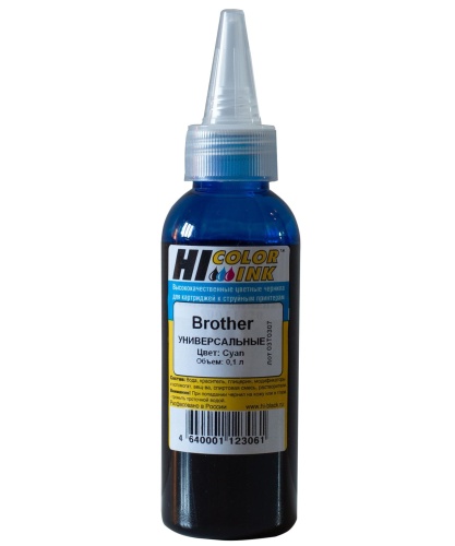 Чернила Hi-Black Универсальные для Brother, C, 0,1 л. Чернила Hi-Black Универсальные для Brother, C, 0,1 л.