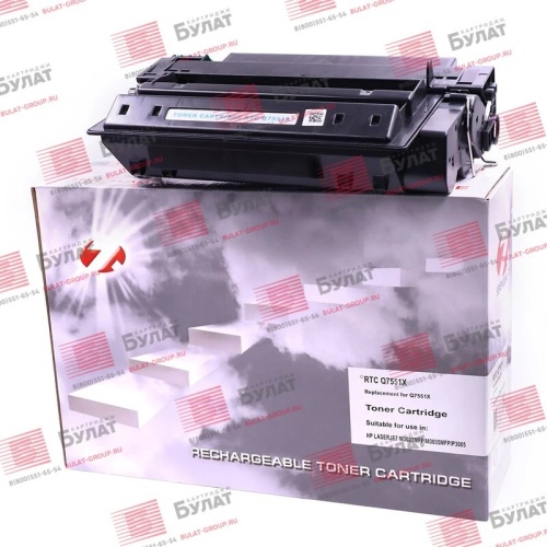 Картридж HP (Q7551X) LJ P3005/M3027MFP/M3035MFP, 13K 7Q Картридж HP (Q7551X) LJ P3005/M3027MFP/M3035MFP, 13K 7Q