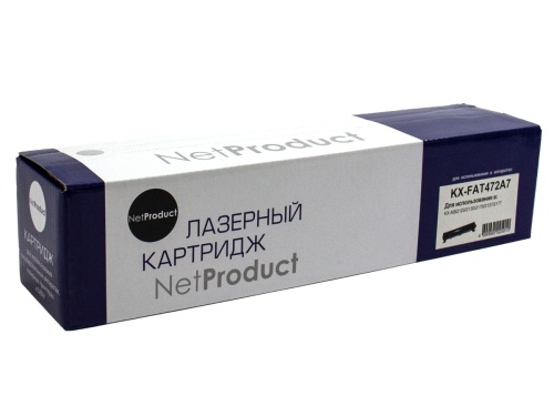 Картридж Panasonic (KX-FAT472A7) KX-MB2110/2130/2170, 2000 страниц, NetProduct