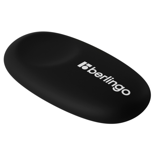 Ластик Berlingo "Ergonomic", овальный, термопластичная резина, 50*30*8мм