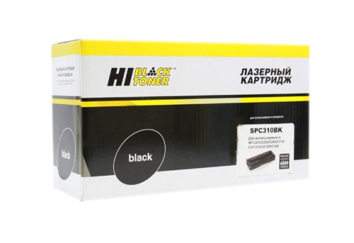 Картридж (SPC310Bk) для Ricoh Aficio SPC231/232/242/310/311/312/320, Bk, 6,5K Hi-Black