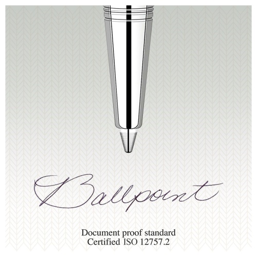 Стержень шариковый объемный Parker "QuinkFlow Ball Point" черный, 98мм, 1,0мм, метал. корпус, блисте