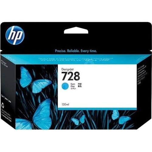 Картридж для плоттера HP 728 DJ T730/T830, 130ml (O) Cyan Картридж для плоттера HP 728 DJ T730/T830, 130ml (O) Cyan