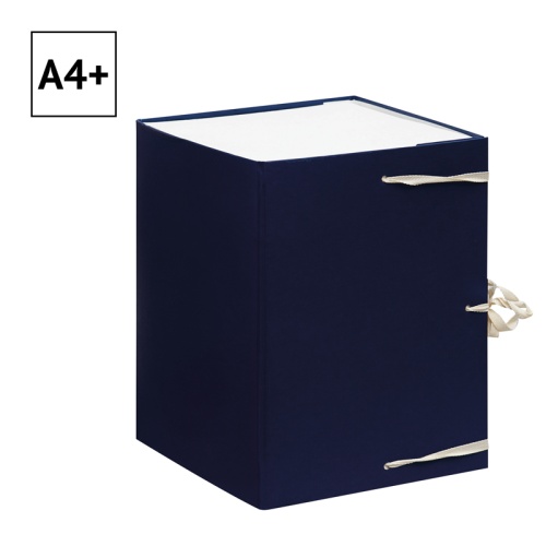 Короб архивный с завязками OfficeSpace разборный, БВ, 250мм, ассорти, клапан картон