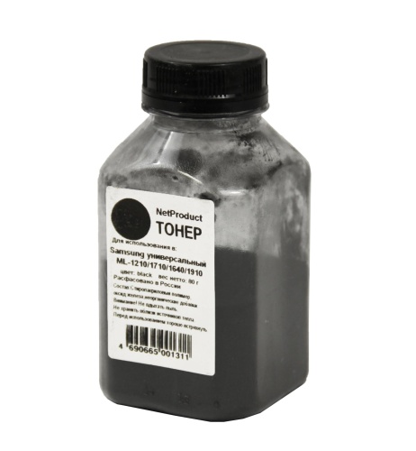 тонер samsung ml-1210/1710/1640/1910, bk, 80 г, netproduct