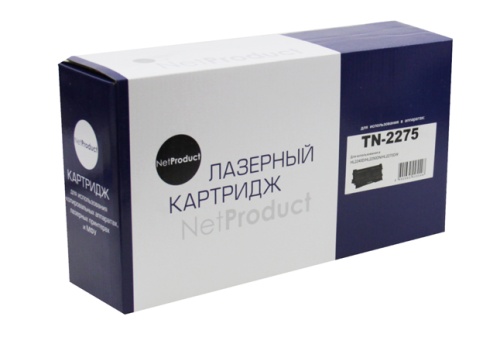 Картридж Brother (N-TN-2275) HL-2240R/2240DR/2250DNR/DCP-7060DR, 2,6K NetProduct Картридж Brother (N-TN-2275) HL-2240R/2240DR/2250DNR/DCP-7060DR, 2,6K NetProduct