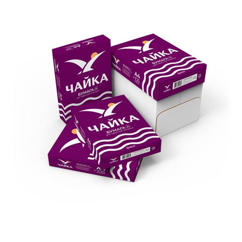 Бумага офисная А4, Чайка, Марка А, 500л.
