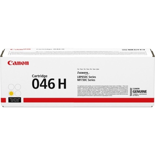Картридж Canon (046H Y) LBP650, MF730, желтый оригинальный